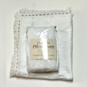 Charlotte Cody Alliance Collection Pillow Shams (2) 100% Cotton 20"x26"